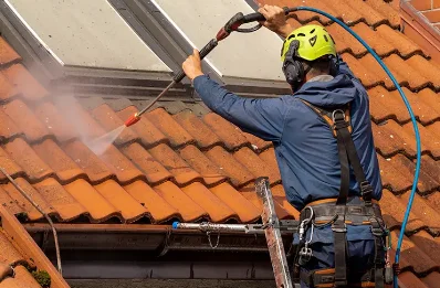 Démoussage et hydrofuge de toiture à Rambucourt